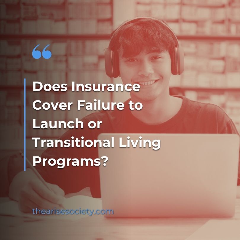 Parent reviewing insurance coverage options for a transitional living program