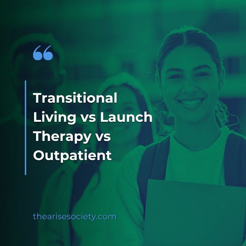 Comparing levels of care for young adults: outpatient, launch therapy, and transitional living Comparing levels of care for young adults: outpatient, launch therapy, and transitional living